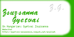 zsuzsanna gyetvai business card